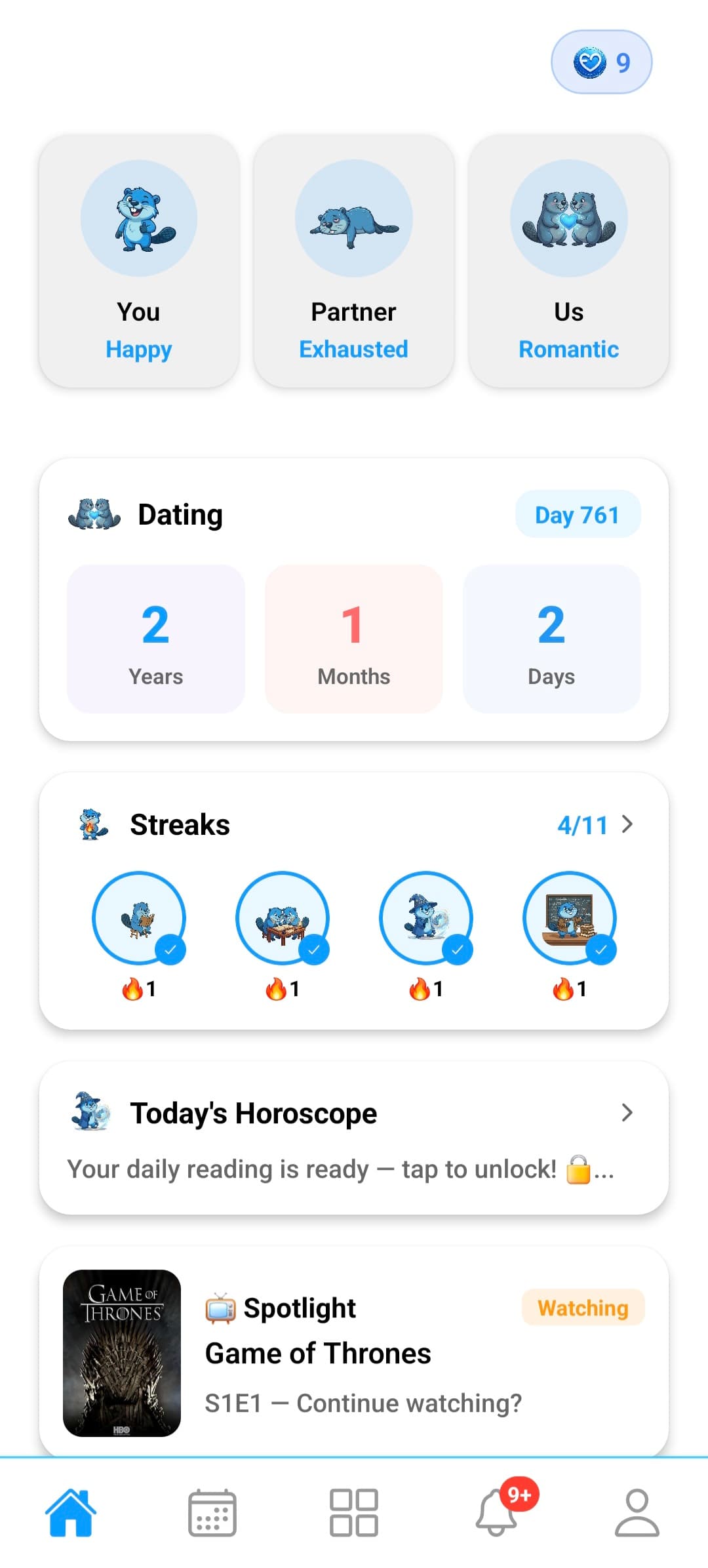Home Dashboard - android