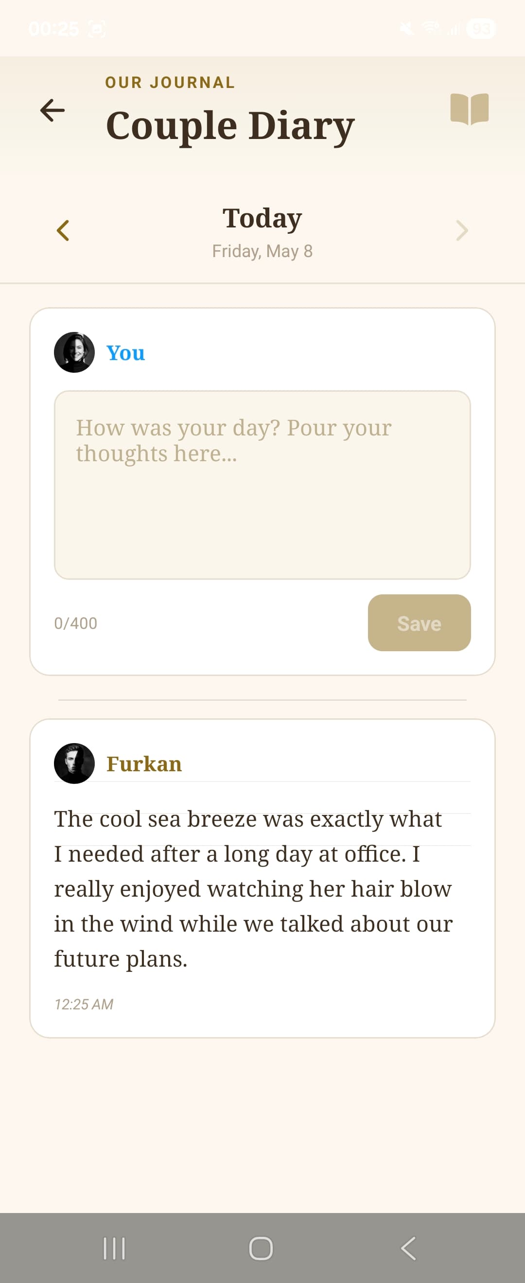 Couple Diary screenshot 1