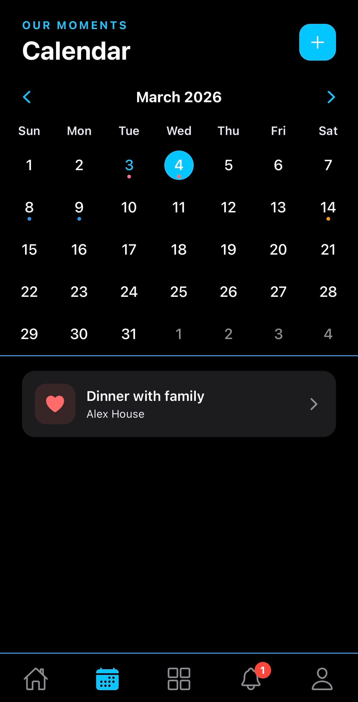 Shared Calendar - ios