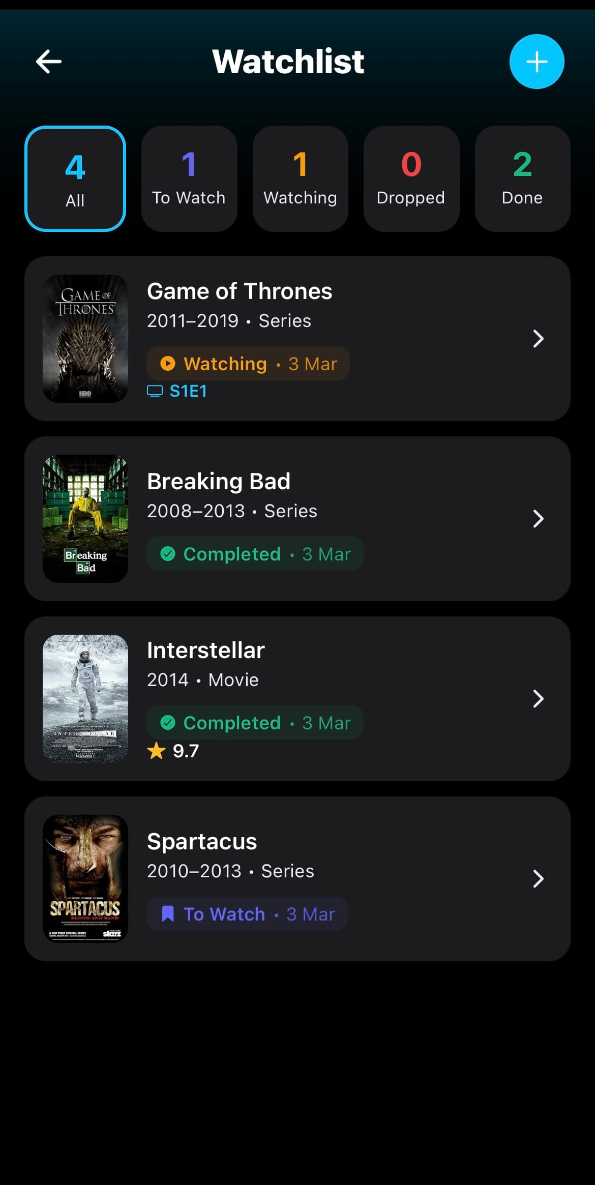 Shared Watchlist - ios